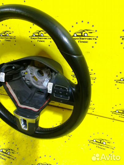 Руль кожаный Volkswagen Passat B6