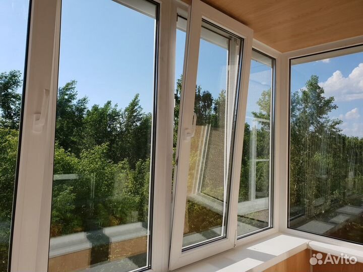 Лоджии и балконы пвх