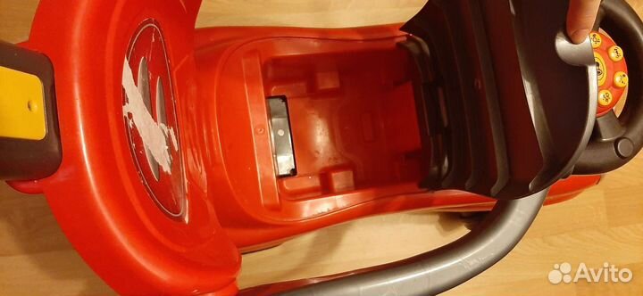Машинка каталка толокар с ручкой