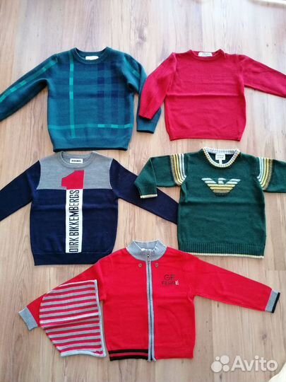 Джемпер свитер детский Италия на 2-4 года Armany