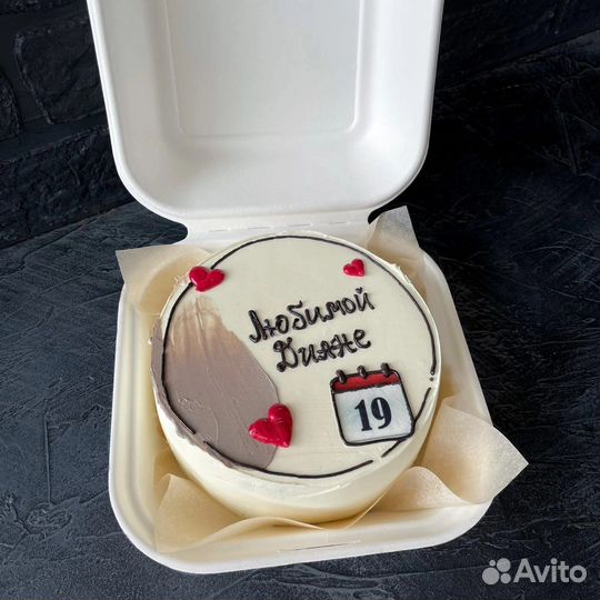 Мини(бенто) тортики с декором