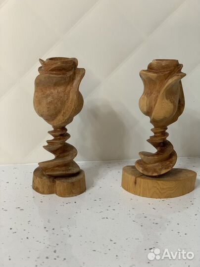 Подсвечник дерево,ручная работа