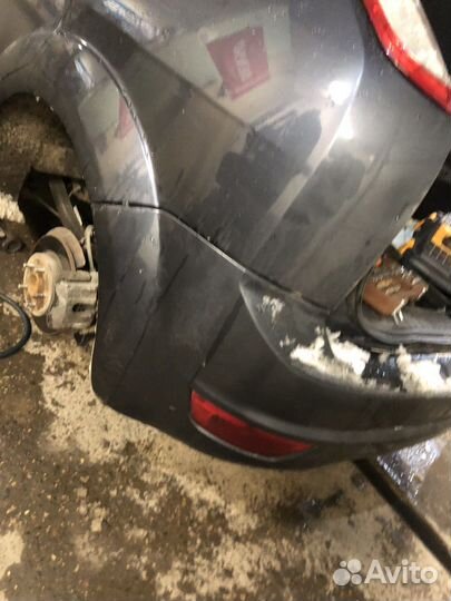 Задний бампер ford focus 2 рест