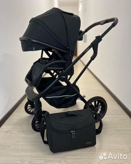 Коляска 3в1 Indigo Carry черный