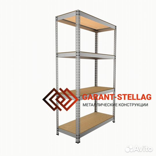 Крепкие стеллажи на заказ: регулируемые полки и грузоподъемность до 2400 кг