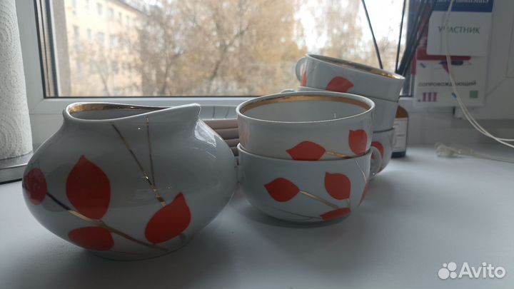 Чайный сервиз из 5 предметов