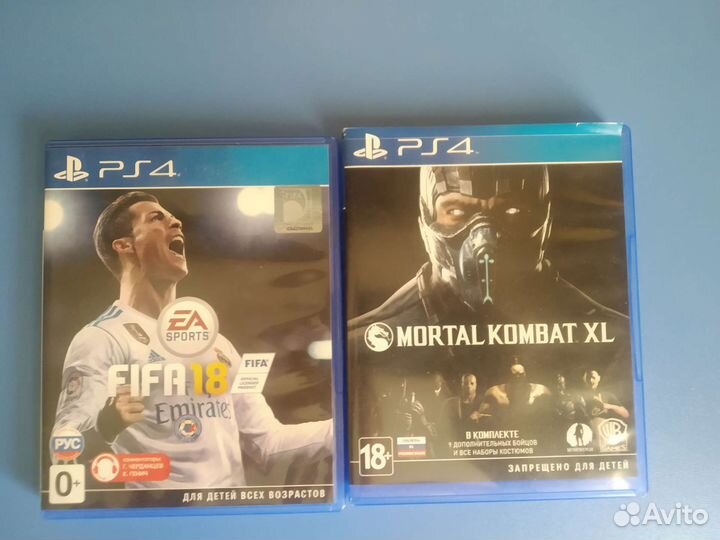 Игры для приставок ps4, mortal kombat xl, fifa 18
