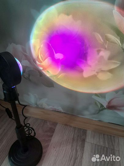 Лампа закат с пультом