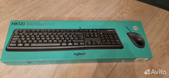 Клавиатура проводная. Мышь проводная