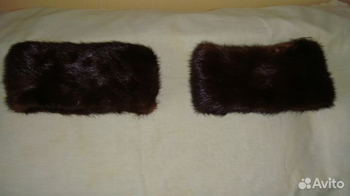 Воротник из меха норки