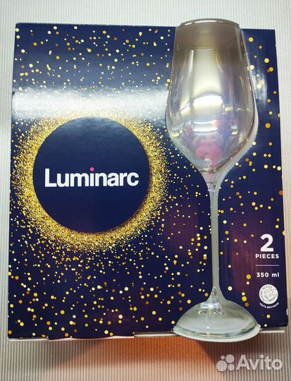 Бокалы для вина шампанского Luminark