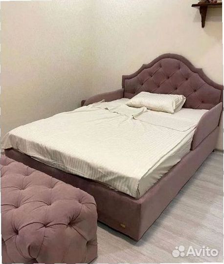 Кровать мягкая односпальная на заказ