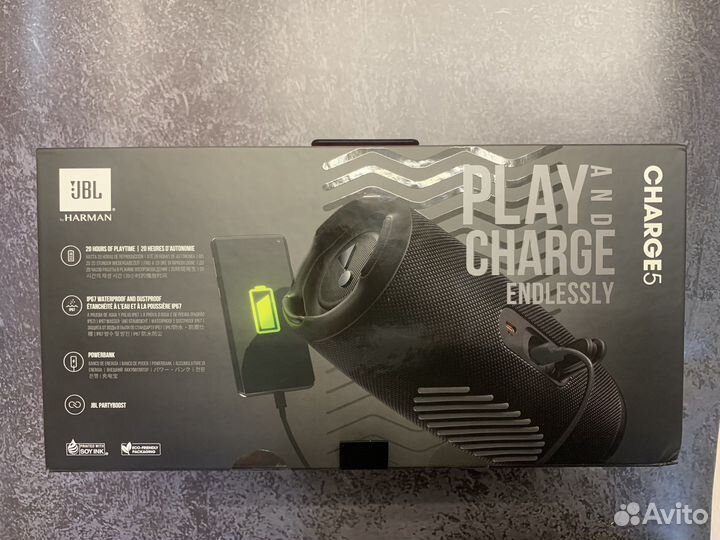 Портативная Колонка Jbl Charge 5 / Black