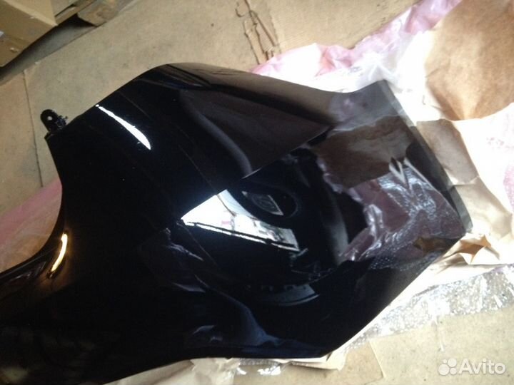 Бампер задний Kia Rio 3 в цвет черный MZH