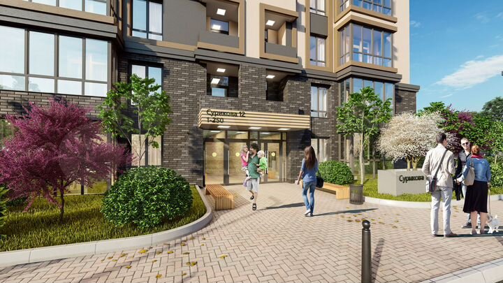 1-к. квартира, 44,4 м², 18/25 эт.