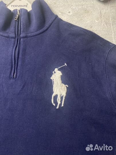 Ralph lauren 1 4 zip big logo