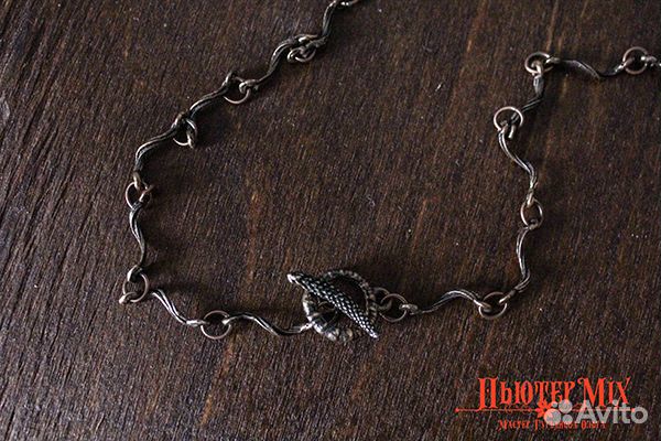 Комплект авторских украшений. Литье. Бронза