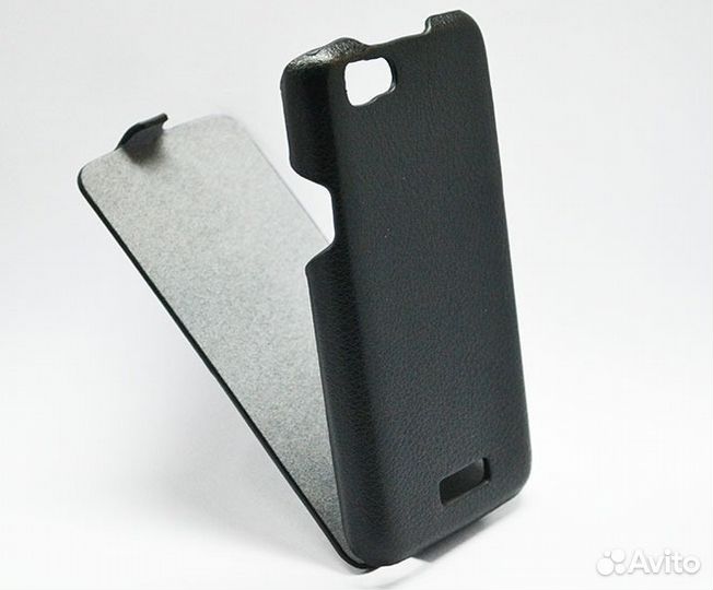 Флип-кейс (чехол) на Fly Era Life 4 (IQ4409) black
