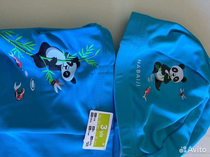 Новые плавки и шапочка на 2 года Nabaiji