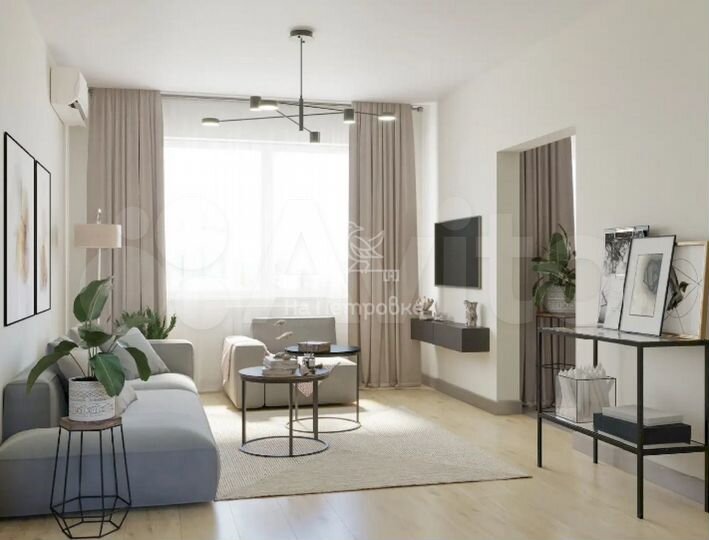 3-к. квартира, 62,5 м², 19/24 эт.