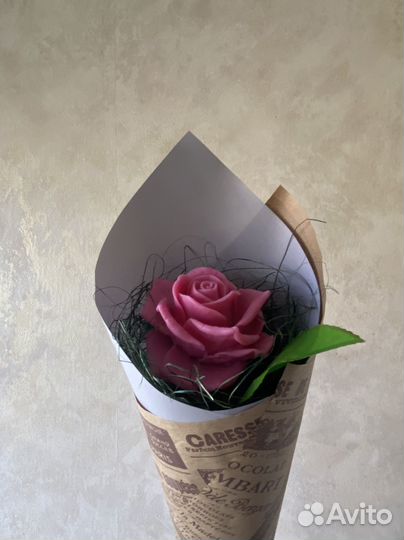 Мыло ручной работы роза на день учителя