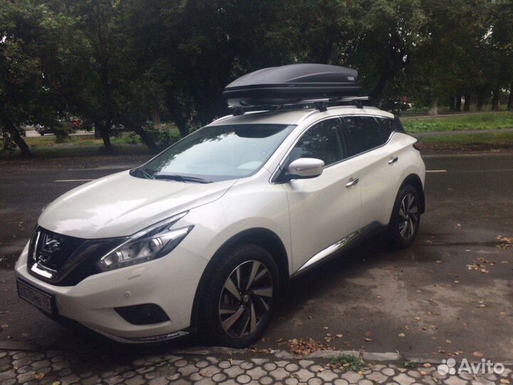 Автобокс багажник на крышу Nissan Murano