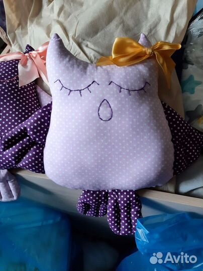 Подушки-буквы для детей. Простыни на резинке, борт