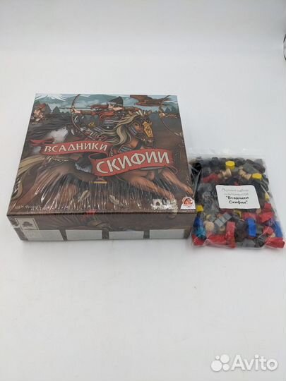 Всадникик Скифии и делюкс компоненты MeepleFoxes