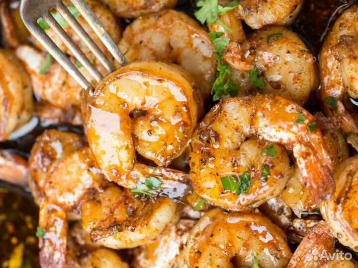 Креветки жареные