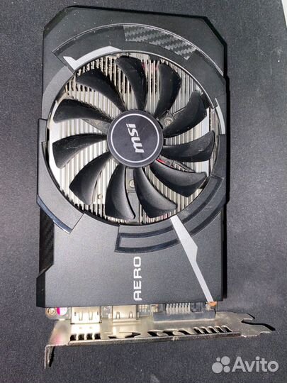 Видеокарта MSI gtx 1050 ti 4gb