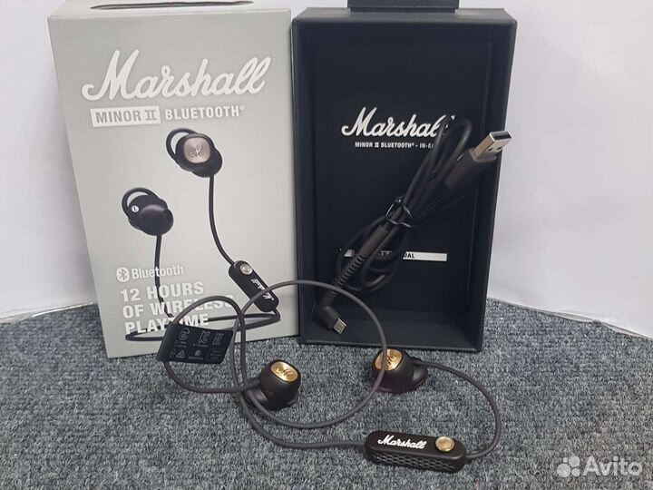 Marchall Minor II Bluetooth наушники беспроводные