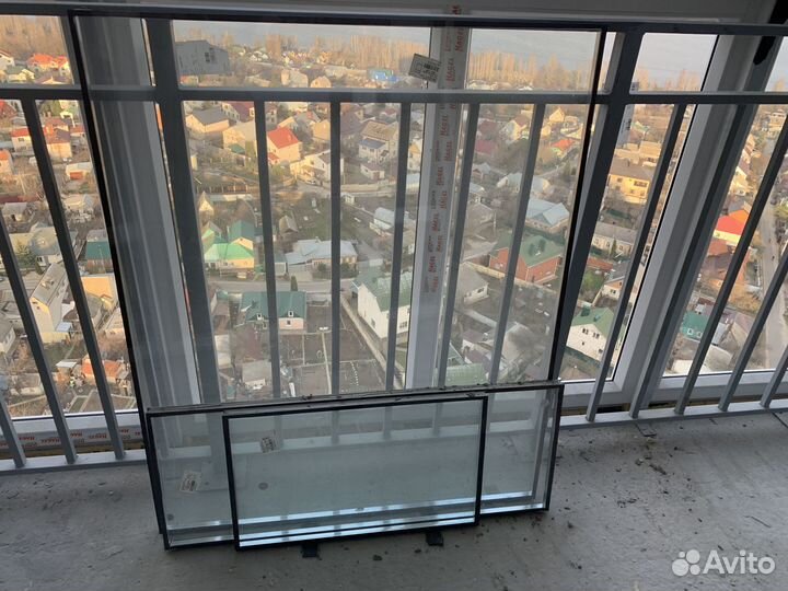 Балконный блок с дверью бу