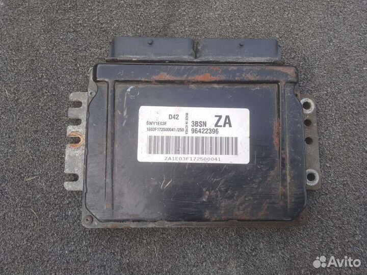 Блок управления двигателем Chevrolet Lacetti 1.6