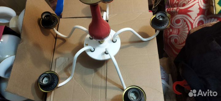 Люстра потолочная бу