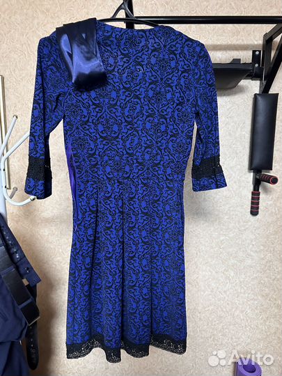 Платье женское с поясом, 46 р-р