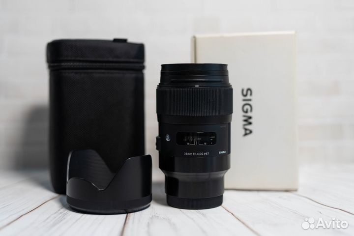 Объектив Sigma 35mm f1.4 DG Sony E