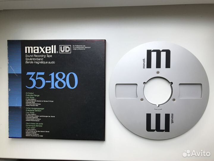 Катушка металл Maxell 27 см бобины для магнитофона