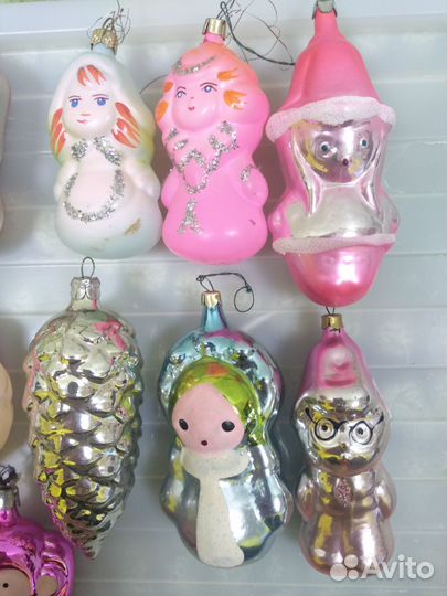 Елочные игрушки СССР