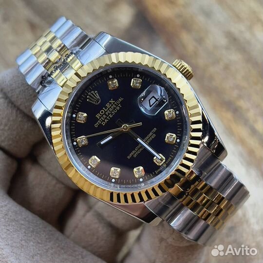 Часы Женские Rolex Datejust Swarovski кристалл