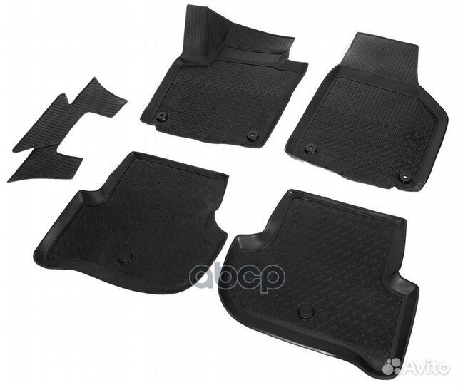15103001 коврики салона полиуретан 5 шт Skoda