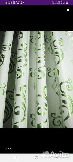 Комплект Шторы с тюлем (блэкаут) новые