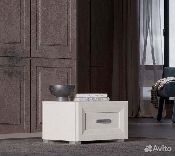 Тумба Мальта прикроватная B136-KOM1S лиственница с