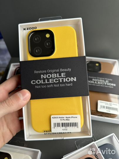 Чехол kzdoo Noble iPhone 15 Pro Max