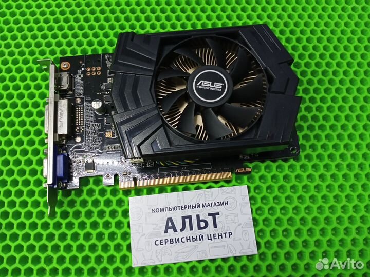 Видеокарта Asus Nvidia gt740 1gb