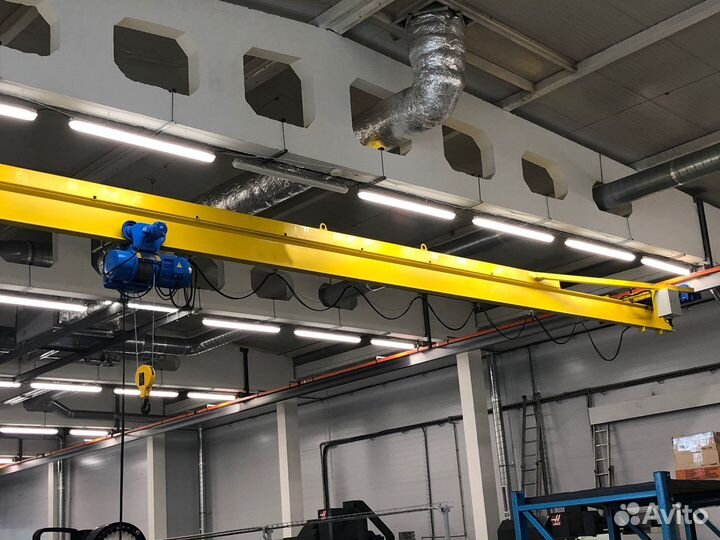 Новый подвесной кран в цех 2т