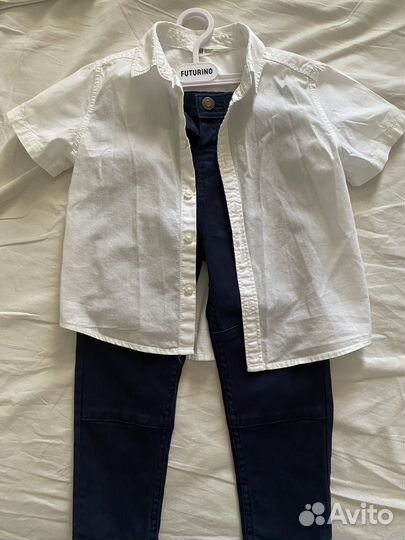 Рубашка и брюки hm 98-104