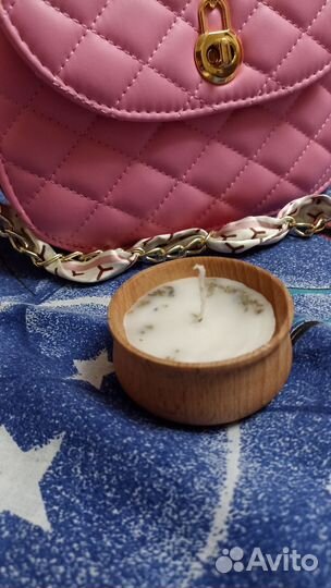 Ароматическая свеча ручной работы