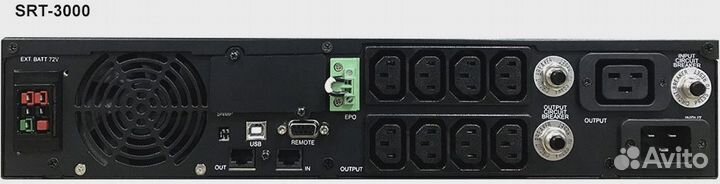 Powercom SMART King RT SRT-3000A LCD 2700Вт 3000ва черный