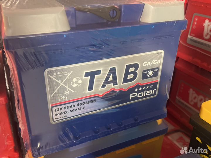 Аккумулятор 60Ач TAB Polar
