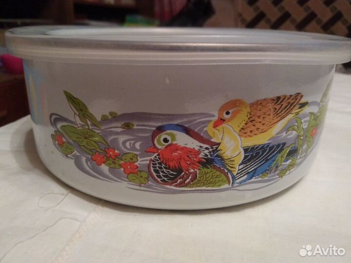 Контейнеры для продуктов, горшочки глин.крышка